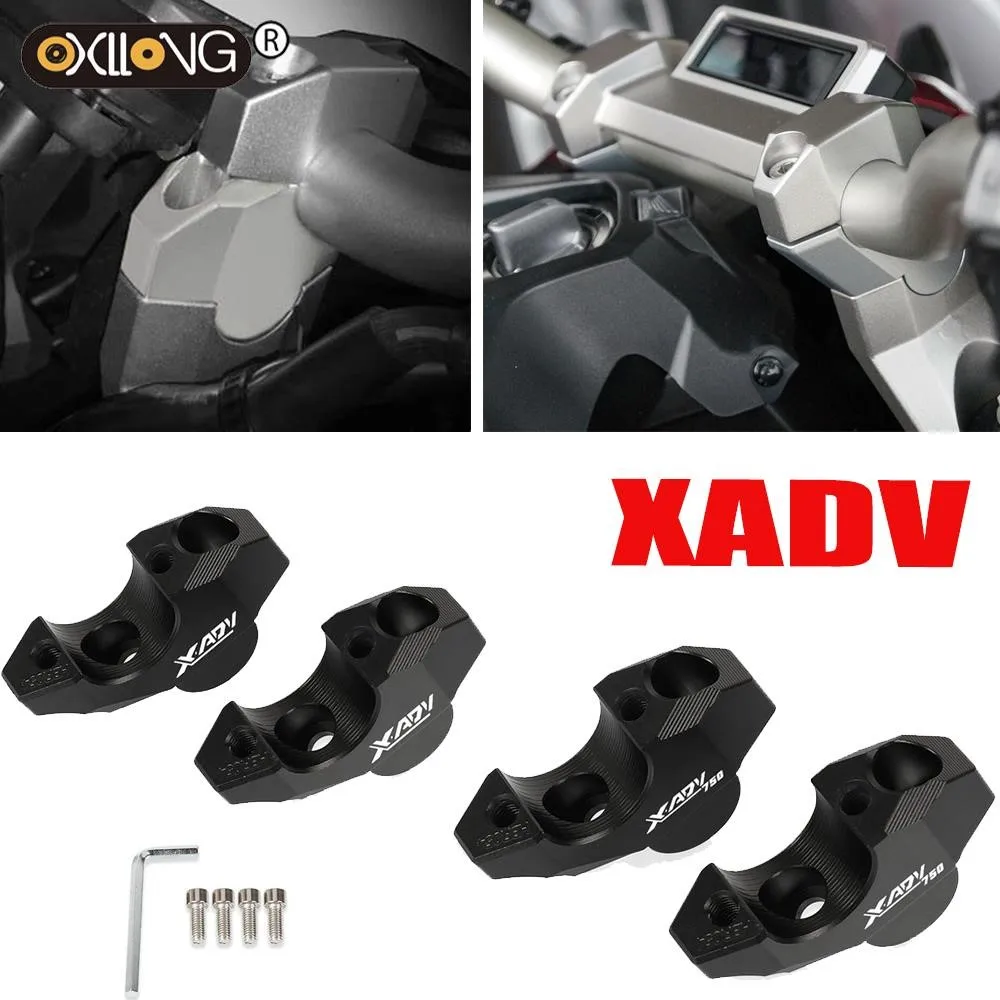 

FOR HONDA X-ADV 750 XADV750 XADV750 2017-2022 2023 2024 2025 Motorcycle Accessories Handlebar Riser Drag Handle Bar Clamp Extend