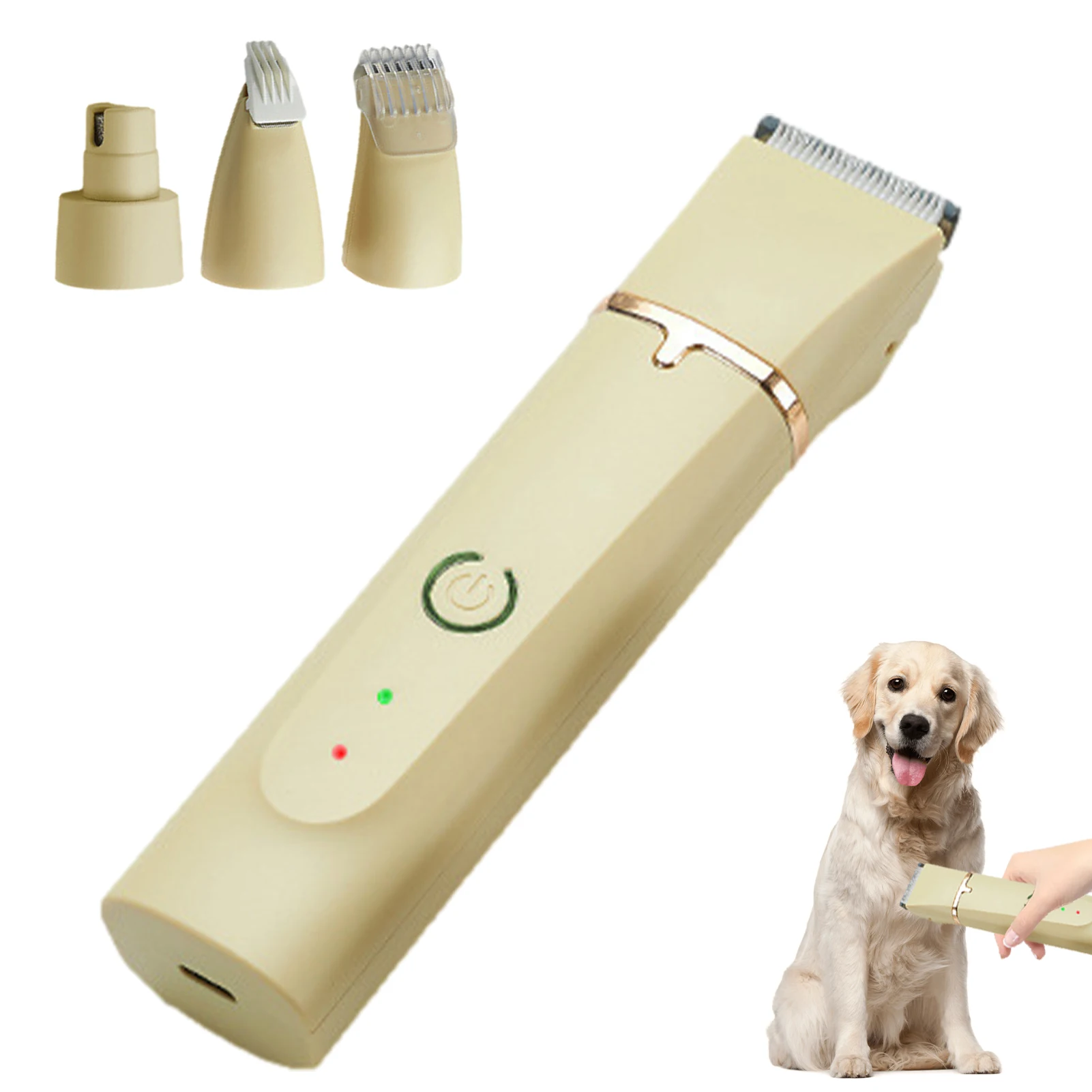 Dog Clippers Durable Cordless Silent Dog Hair Clipper Trimmer Shaver Set Portable Pet Grooming Tools For Small & Large Dogs Cats