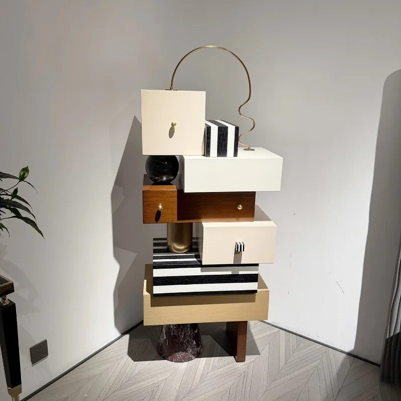 irregular chest cabinets, household personalized decorative cabinets, simple high-end lockers