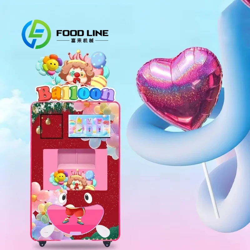 New Design Commercial Full Automatic Balloon Vending Machine Intelligent Balloon DIY Robot with Remote Management Function