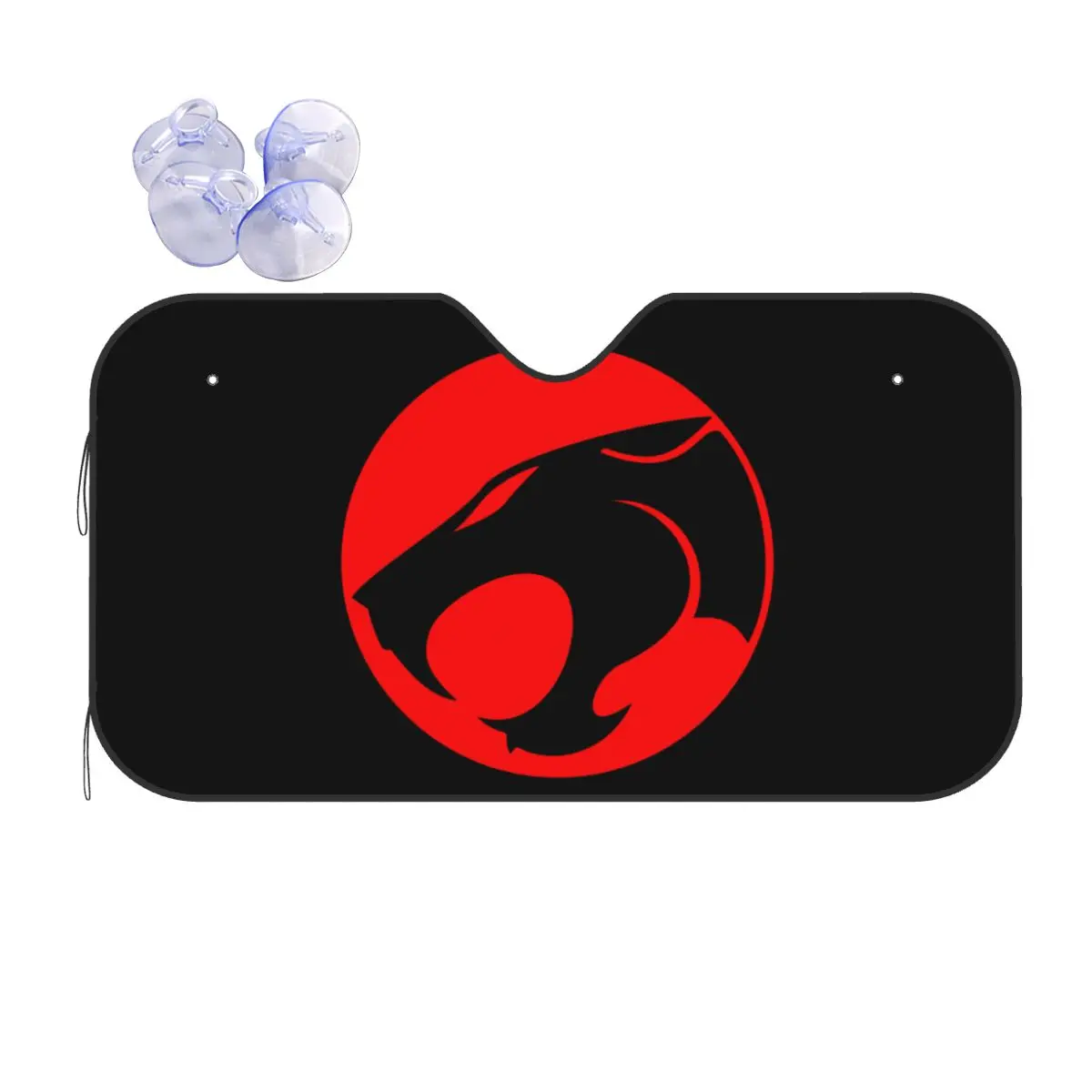 

Custom Cartoon Anime Thundercats Front Windshield Sunshade Foldable Window Shade Sun Visor Protector