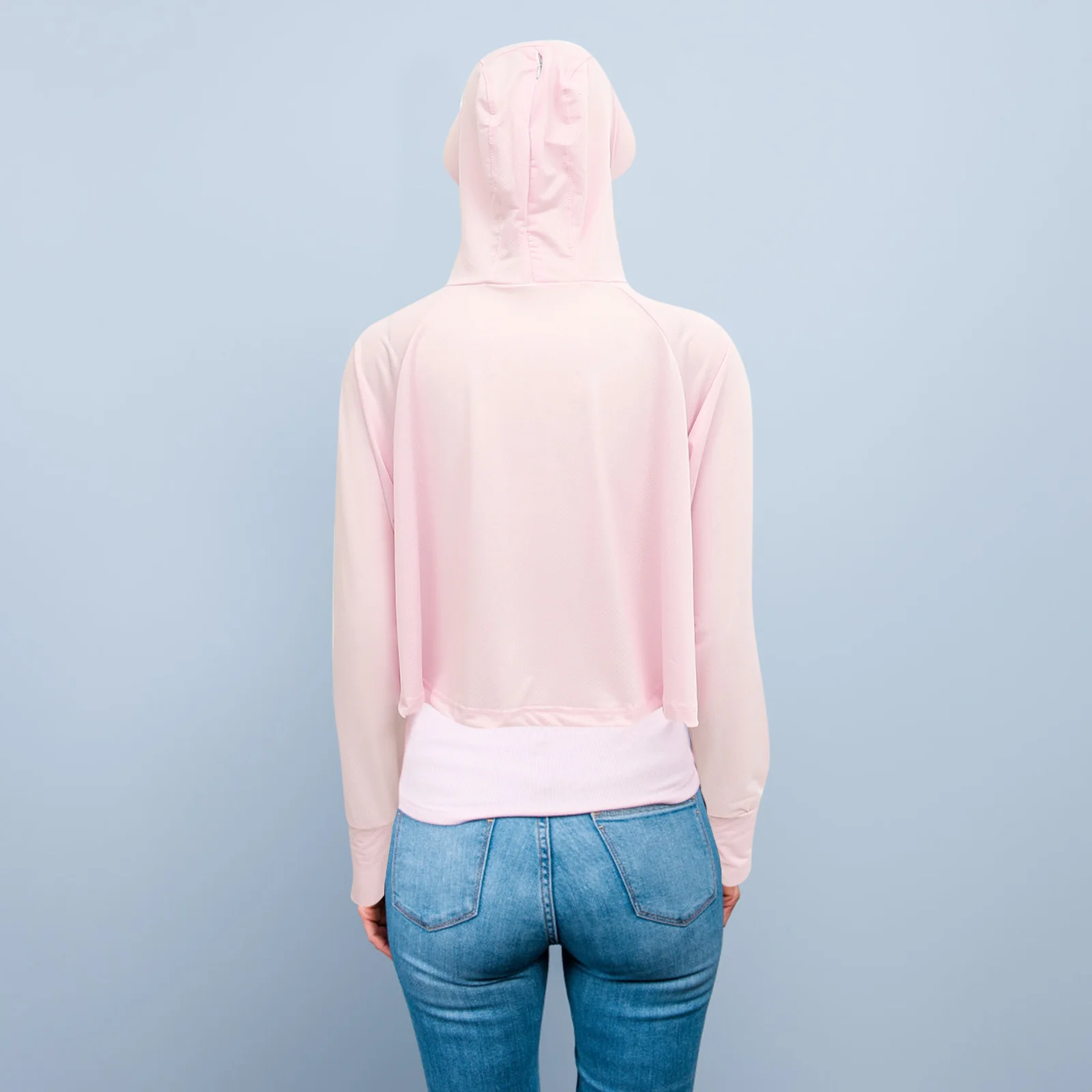 

1Pcs Uv Protection Sunscreen Cape with Hat Anti-Uv Lightweight Sunproof Cloak for Summer Riding Shirt Outdoor Pink