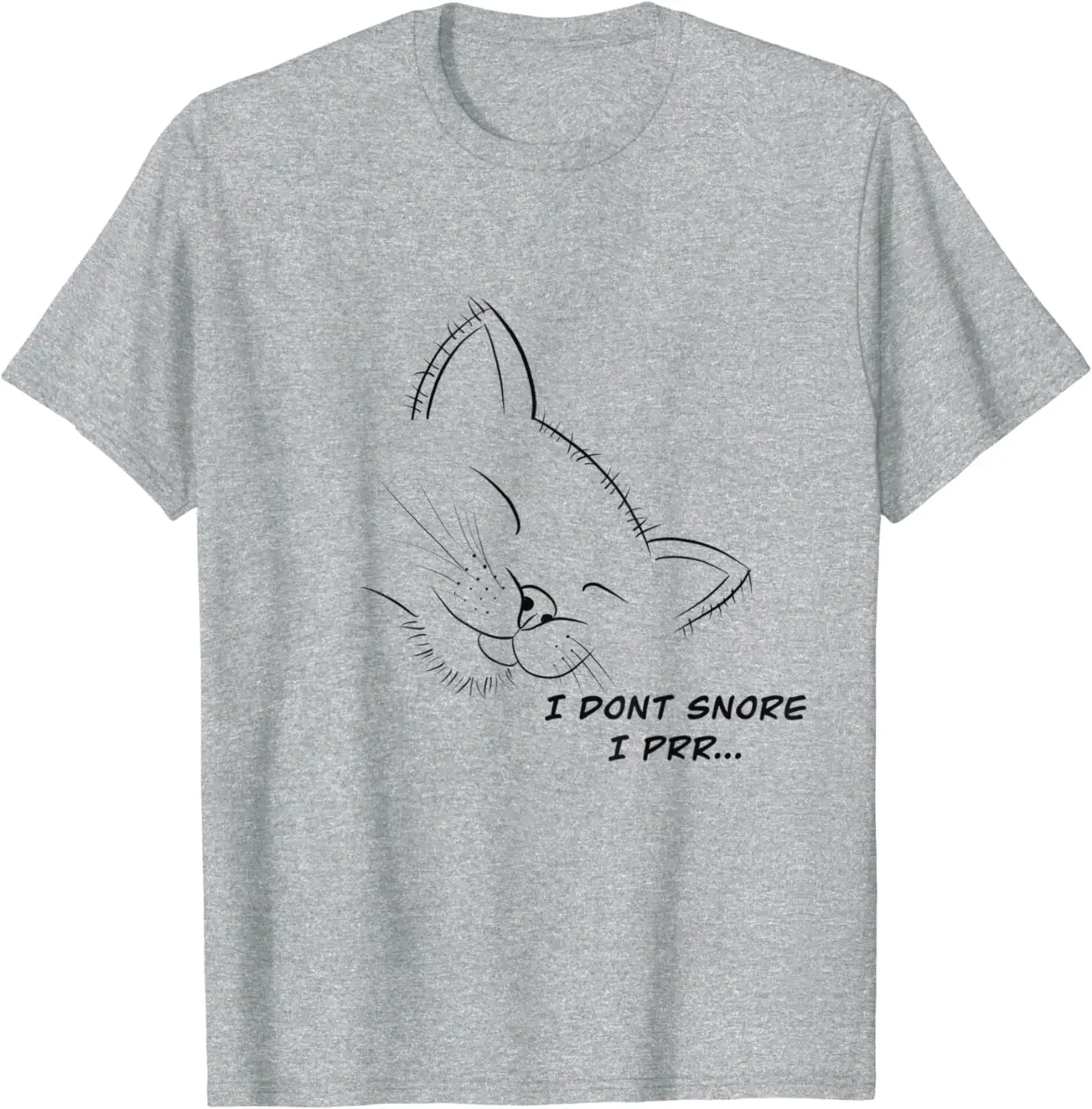 Snoring Cat Funny Women’s Graphic T-Shirt