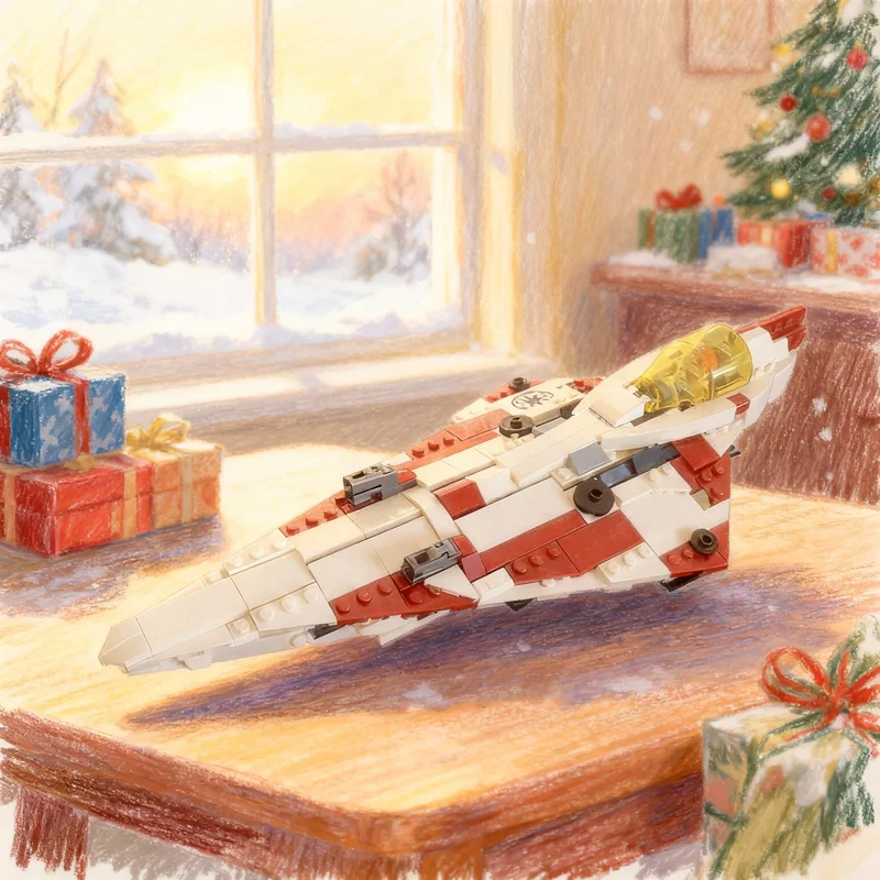 

Набор для сборки модели звездолета Оби-Вана Делта (345 деталей) MOC Star Battle, конструктор, игрушки, строительные блоки, рождественский подарок, идея для творчества своими руками