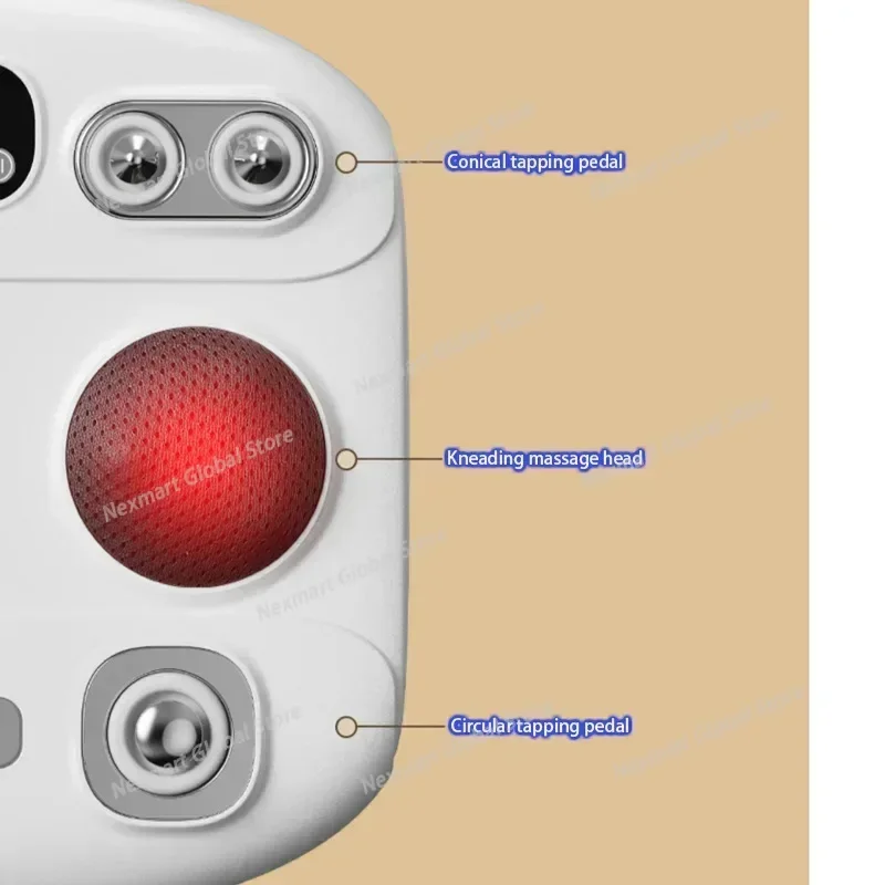 Household Automatic Foot Massager, Kneading Foot and Calf Massage Machine with Heat, Foot Spa Relaxation Device