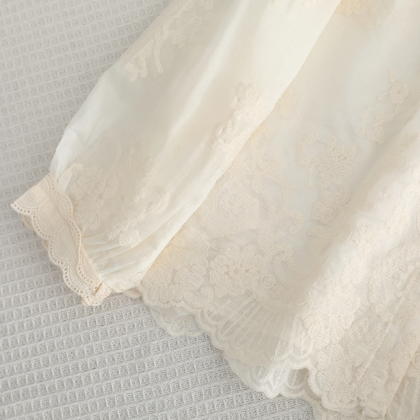 Pendelen Sle Beautiful Sa irt in off White voor dames Regular Fit Long Sve Button-down polyestervezel ademend