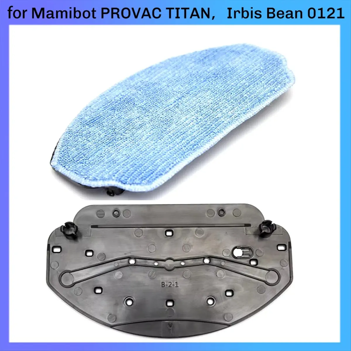 AA96 Vacuum Cleaner Mop Bracket for VCR04W, ,Irbis Bean 0121 Robot Cleaner Parts Mop Cloths Holder