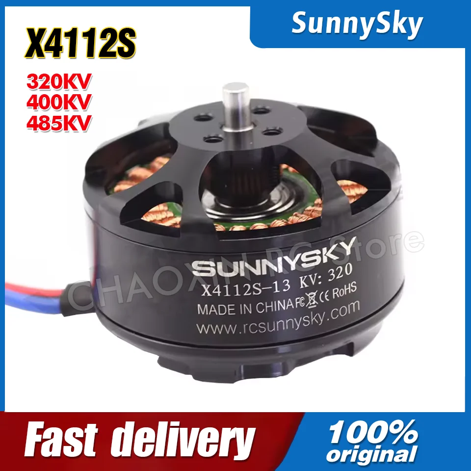 

Sunnysky X4112S 320KV/400KV/485KV 4-6S Lipo Outrunner Brushless Motor For RC Multi-rotor Aircraft Aerobatic Quadcopter Toys