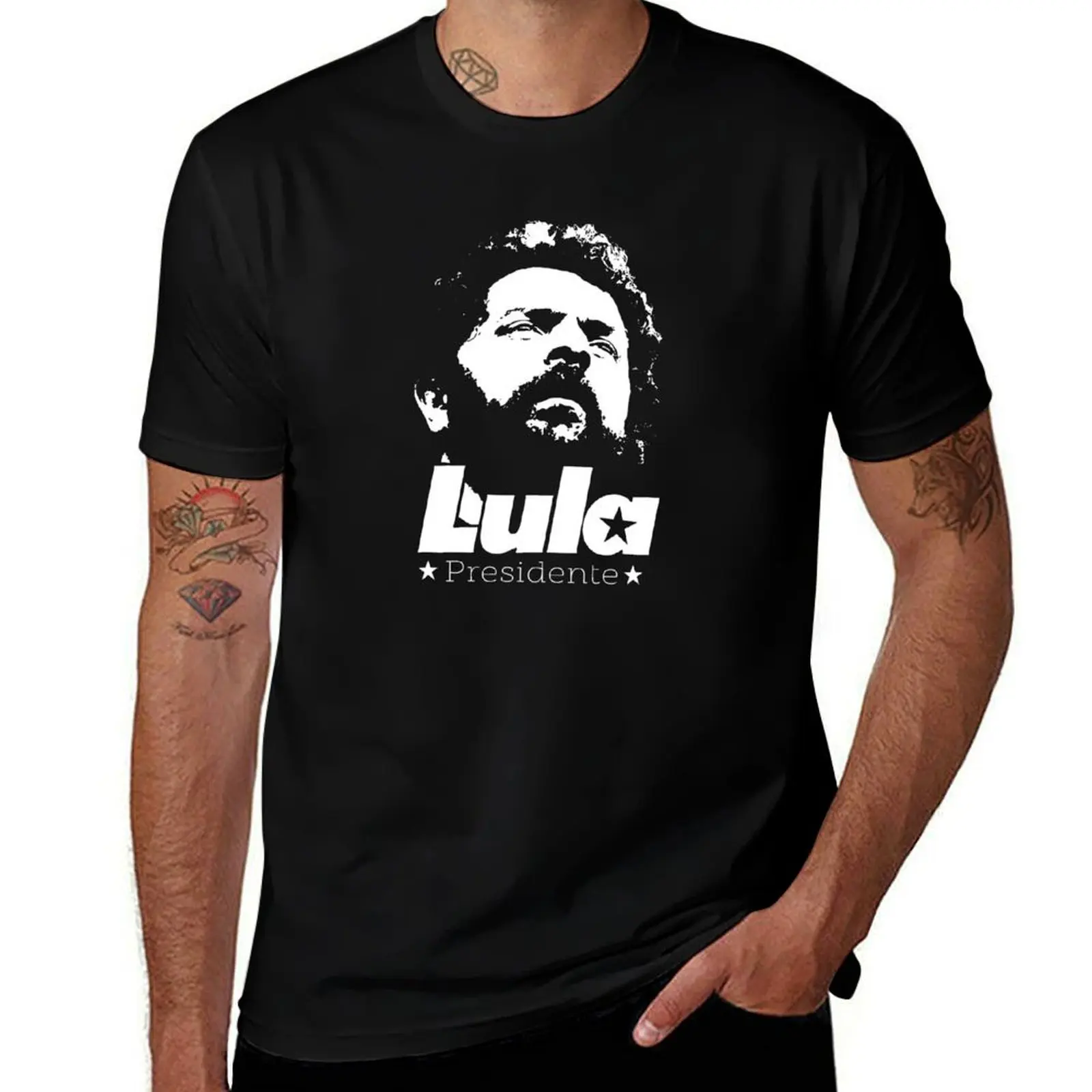 Lula Presidente Camiseta camisetas masculinas de grife para homens Camiseta