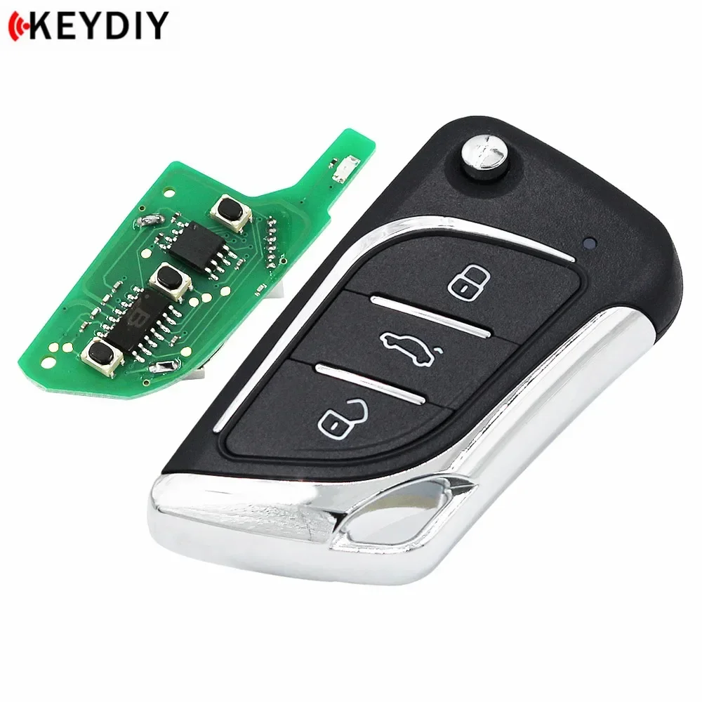 5pcs KEYDIY KD NB30 Car Remote Key NB Series with PCF Multifunction Remote Key 3 Buttons for KD900/KD MINI/KD MAX Key Programmer