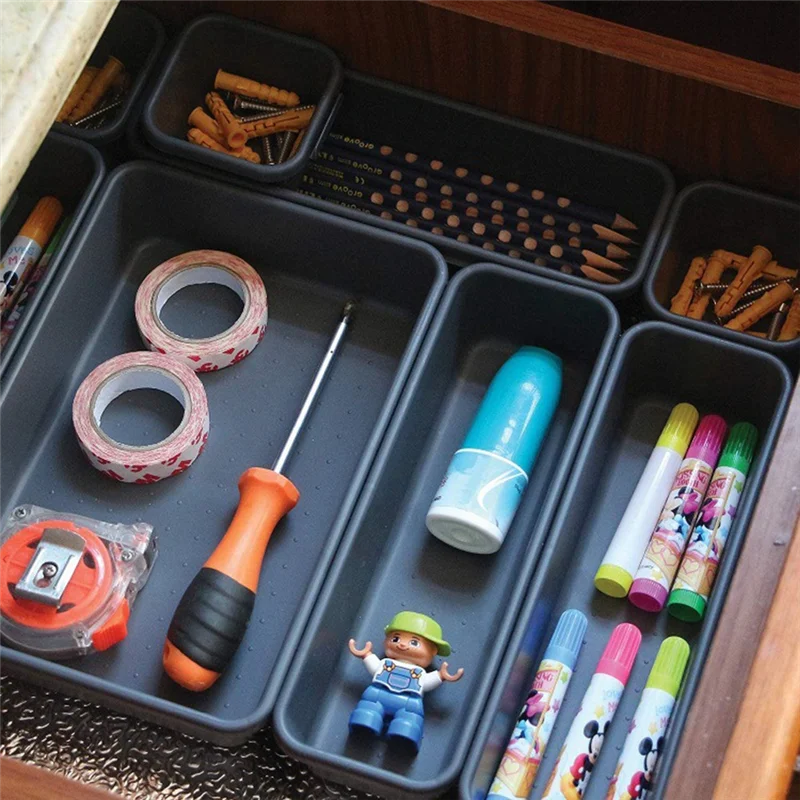 AC57-24 PCS Desk Drawer Organizer Office Organization Junk Drawer Organizers For Office