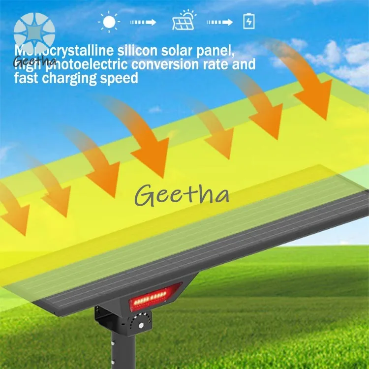 Pabrik Jual Terlaris Lampu Jalan Tenaga Surya All-in-one Tahan Air IP65 100W 150W Lampu Jalan Luar Ruangan Tenaga Surya