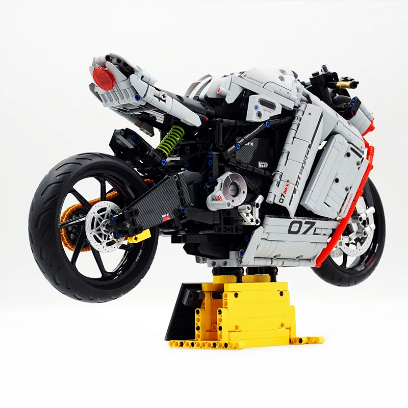 GULY 60507 MOC Technical 1:5 Motorcycle ZERO SR-X Model Building Blocks Bricks DIY Puzzle Assembly Toy Christmas Gift For Kids