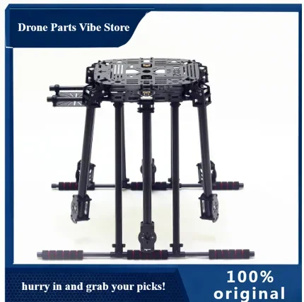 

AP2026 ZD850 Full Carbon Fiber ZD 850MM Hexa-Rotor Frame Foldable Arm Hexacopter Frame Kit With Unflodable Landing Gear for FPV