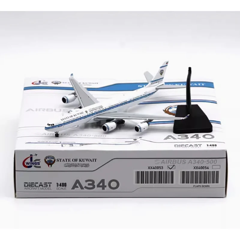 1/400 XX40053 Kuwait Government A340 A340-500 9K-GBA Aircraft Model Alloy Plane Collectible Adult Fans Collectible