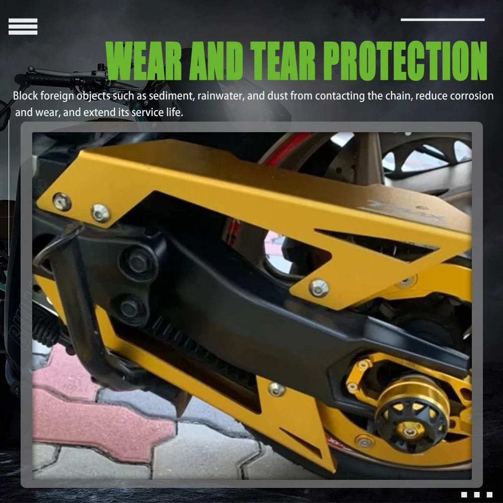 

For YAMAHA TMAX530 TMAX 530 T-MAX 530 T MAX 530 2012 2013 2014 2015 2016 Motorcycle Chain Belt Guard Cover Protector Accessories