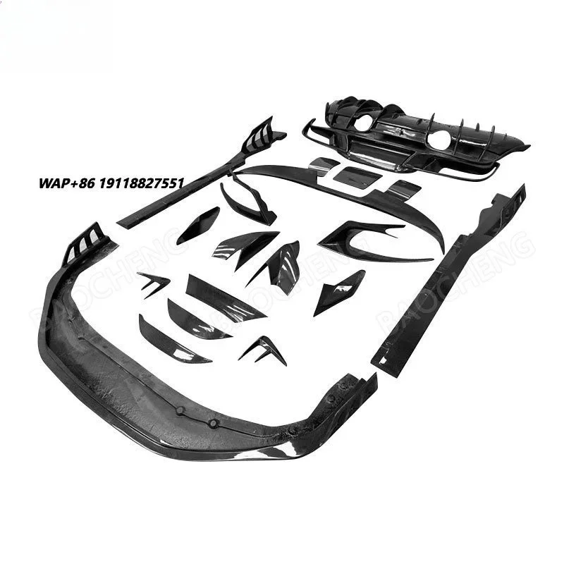 For F8 Keyvany Kit Portofino Automotive Accessories Car Auto Parts Body Kits with Car Bumper Side Skirts