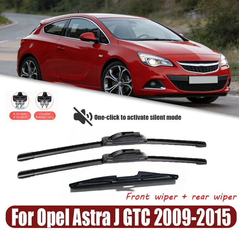 

27'+25'+12' for Opel Astra J GTC 2009-2015 2010 2011 2012 2014 front wiper and rear wiper blades windshield windshield window