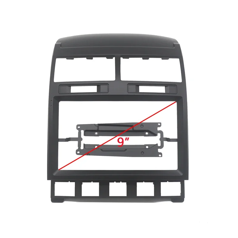 Car Radio Frame Kit For Volkswagen Touareg 2002-2010 Auto Stereo Dash Panel Mounting Head Unit Fascia Trim Bezel