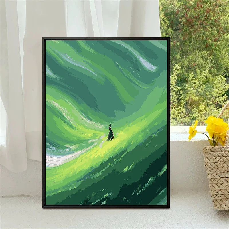 

A-0266 Modern Abstract Flowers Art