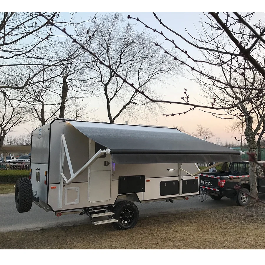 

Camper Van Side Awning Electric Motorized Retractable Awning Camper Van with Led Lights