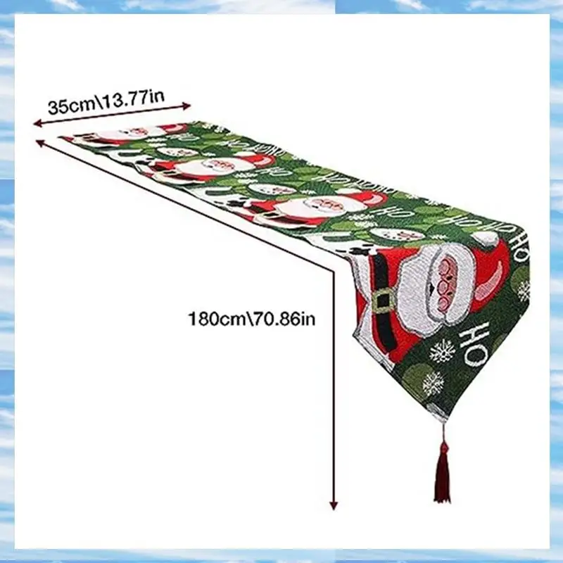 T31c-toalha de mesa de natal padrão de natal toalha de mesa lavável dacron para o natal, inverno, feriado dura