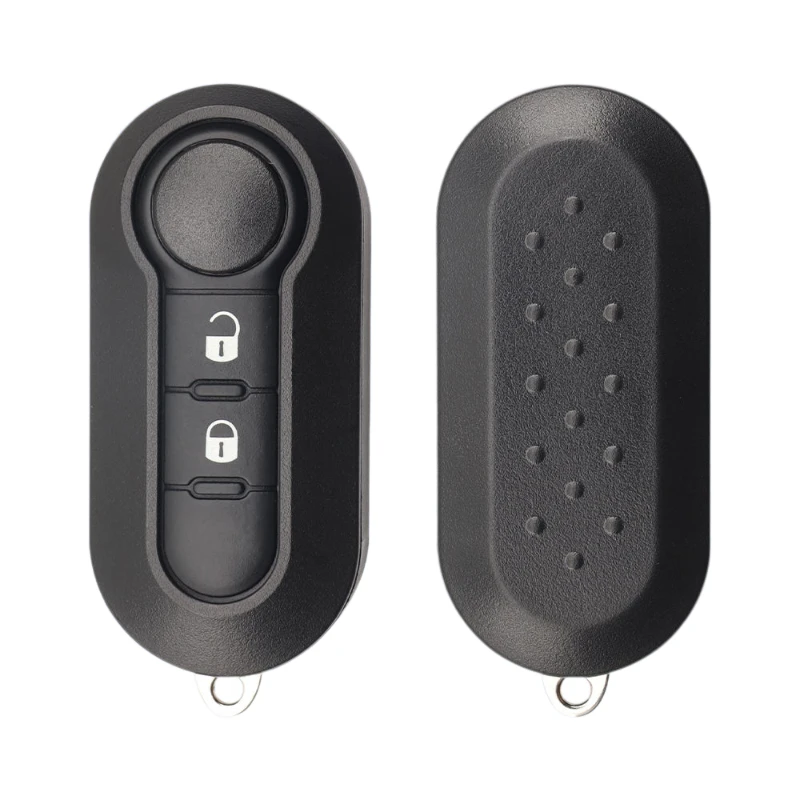 2/3 Button White/Black Flip Remote Key 433Mhz with HITAG AES 4A Chip For Fiat Strada MOBI UNO Fiorino E MAIS/FCC:A2C86460000