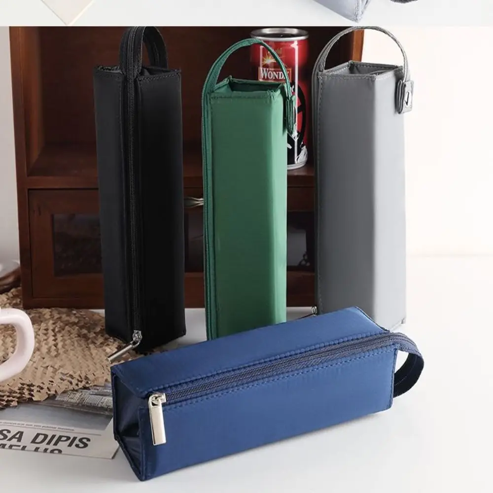 High Quality Japanese Style Pencil Bag Large Opening Portable Cosmetic Bag Large Capacity Durable Pencil Case
