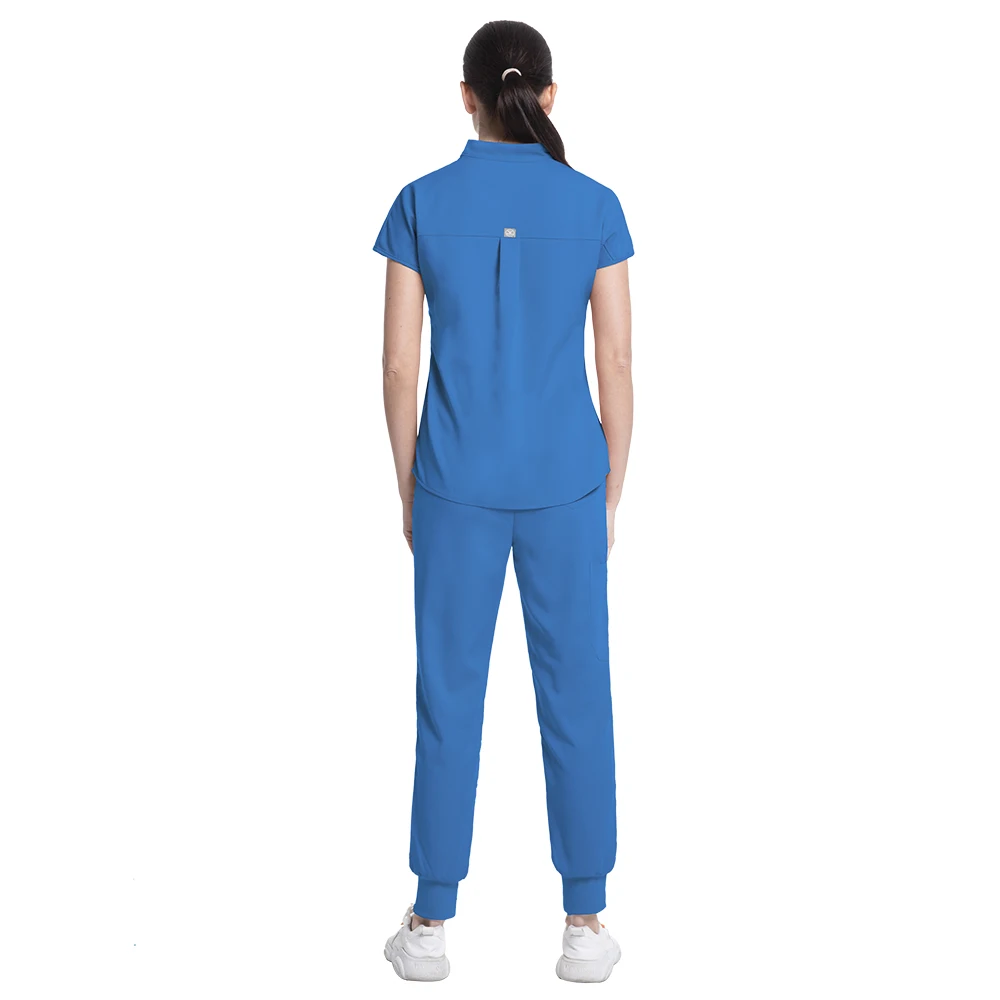 Traje de uniforme médico Unisex, ropa de trabajo de Hospital, cirugía médica, uniforme de enfermera, traje de dentista, Delgado, a la moda, Multicolor