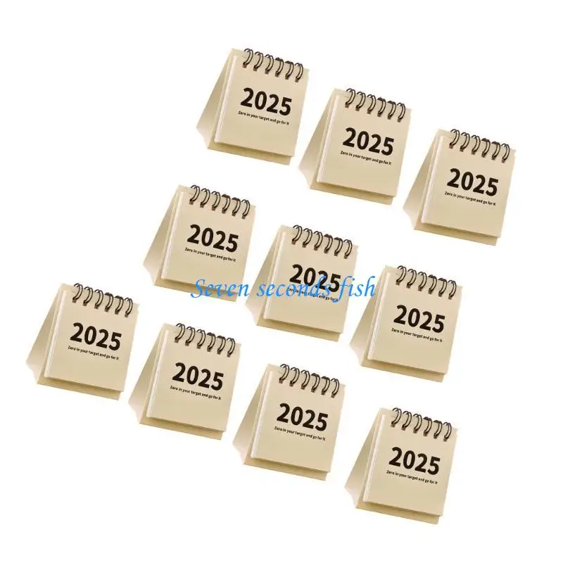 

L74B 10Pcs 2025 Calendar Ample Space for Notes, Perfect for Student Schedule Planner