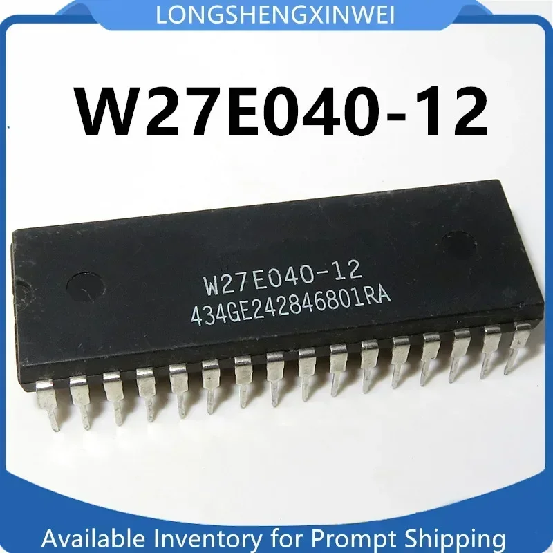 1PCS New W27E040 W27E040-12 Direct-Plug Single-chip Computer DIP-32 Memory Chip Original