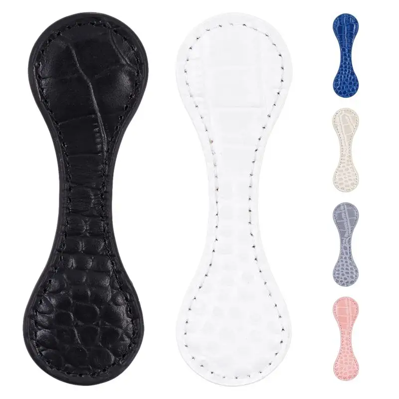 Crocodile Pattern Bookmark Book Clips Handmade Magnetic Bookmark Genuine Leather For School And Office Stationery Supplies