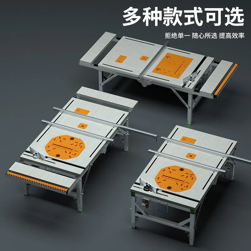 Woodworking Workbench Multifunctional Push Table Flip Saw Portable Table Saw Small Lifting