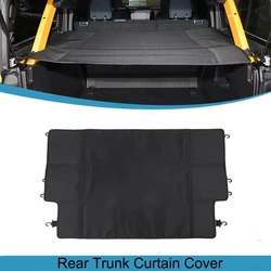 for Ford Bronco 2021 2022 2023 4-Doors Car Luggage Carrier Trunk Curtain Cover Stowing Tidying Auto Interior Accessories Black