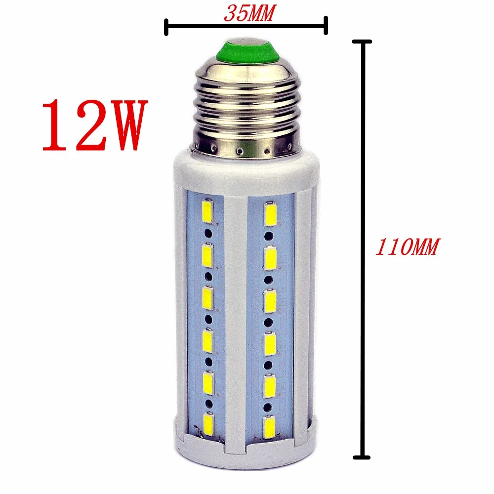 

Free Shipping Light Bulb B22E26 E27 E14 SMD5730 12W 42Leds LED Lamp Bulb 220V/AC Corn Bulb Light Bulb High brightness Corn Light