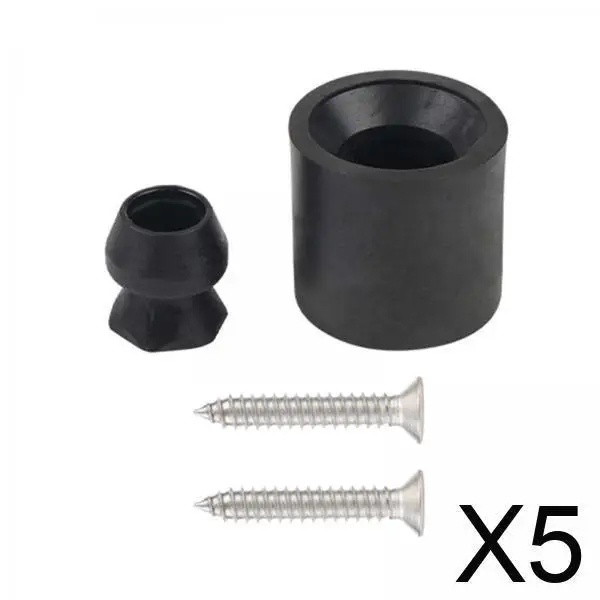 

Rubber Trailer Door Holder Kit for RV Trailer Accessory Protection Low Profile Door Stopper Spare Parts