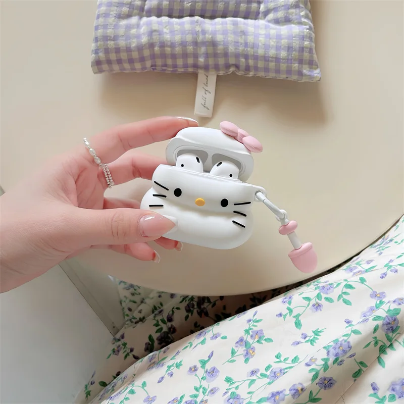 Do etui Airpods Pro, Funny Poop Hello Kitty słuchawki Bluetooth Anime pokrywa do etui Airpods Pro 2 dla dzieci/chłopców/dziewcząt