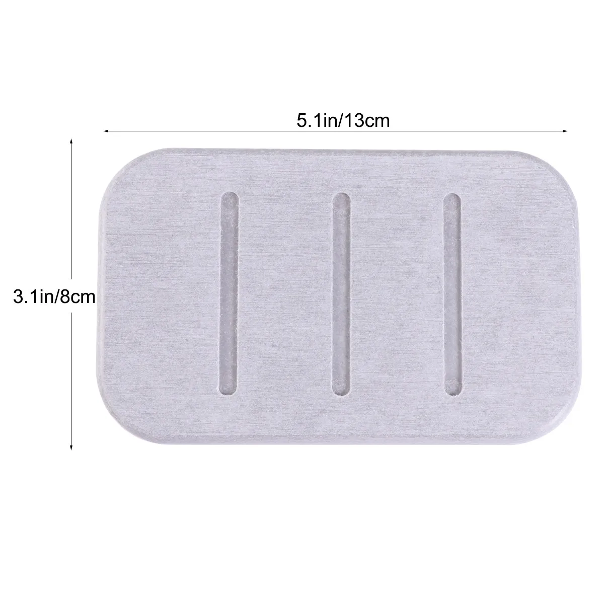 2Pcs Diatomite Soap Dish Set Eco Friendly Non Slip Quick Dry Water Absorbing Soap Saver for Bathroom Kitchen Home
