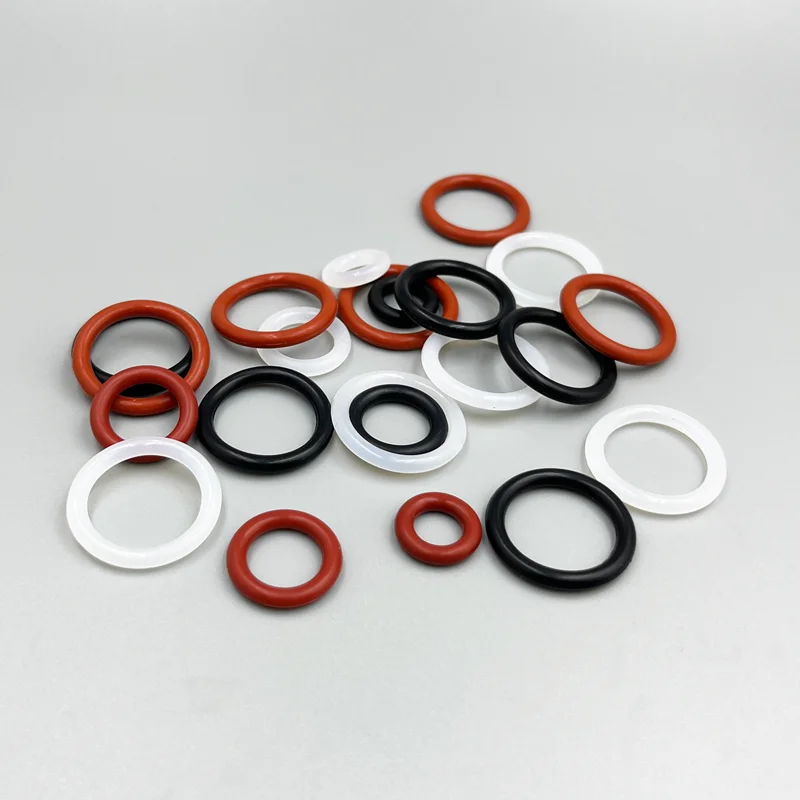 Silicone O-ring Vedação Washer, Borracha Preta, Vermelho, Junta De Encanamento, Ar Condicionado Do Carro, Auto Repair Compressor Tool, VMQ, NBR