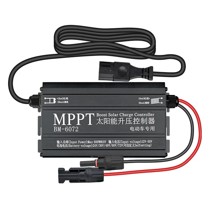 TTKK-600W 솔라 부스트 충전 컨트롤러 MPPT 전기 자동차 충전 전압 조정기 24V 36V 48V 60V 72V 배터리