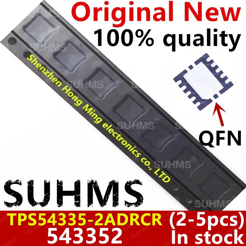 (2-5piece)100% New TPS54335-2ADRCR TPS543352 543352 QFN-10 Chipset