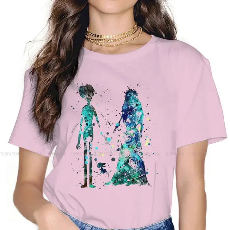 Colorful Hip Hop TShirt  Tim Burton\'s Corpse Bride Action Movie Tops 4XL T Shirt Female Tee Special Gift Idea