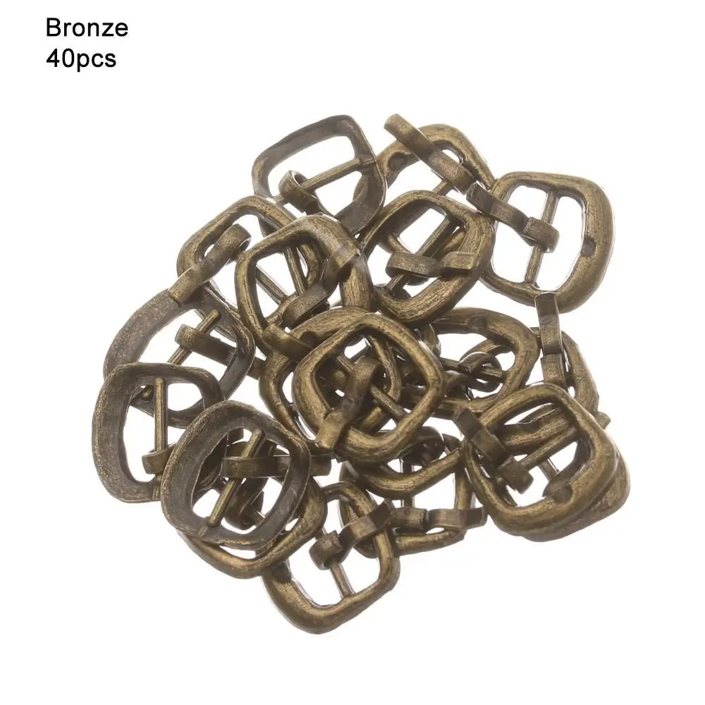 20/40pcs High Quality 4 Colors  Belt Buttons Tri-glide Buckle Diy Dolls Buckles  Bags Accessories