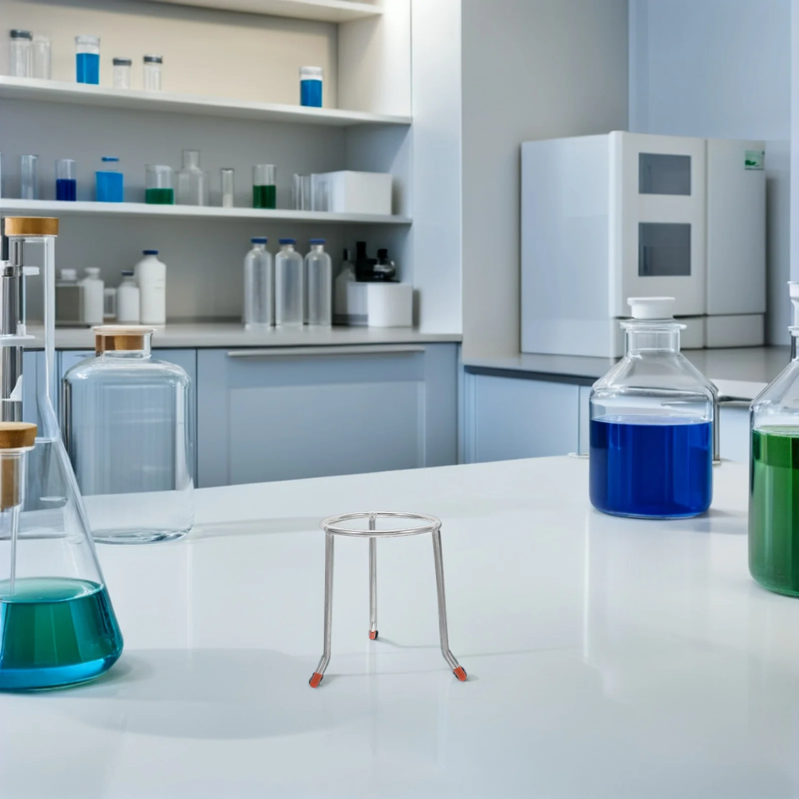

Laboratory Tripod Stand Iron Metal Support For Bunsen Burner Flask Heating Science Lab Chemistry Education Equipment