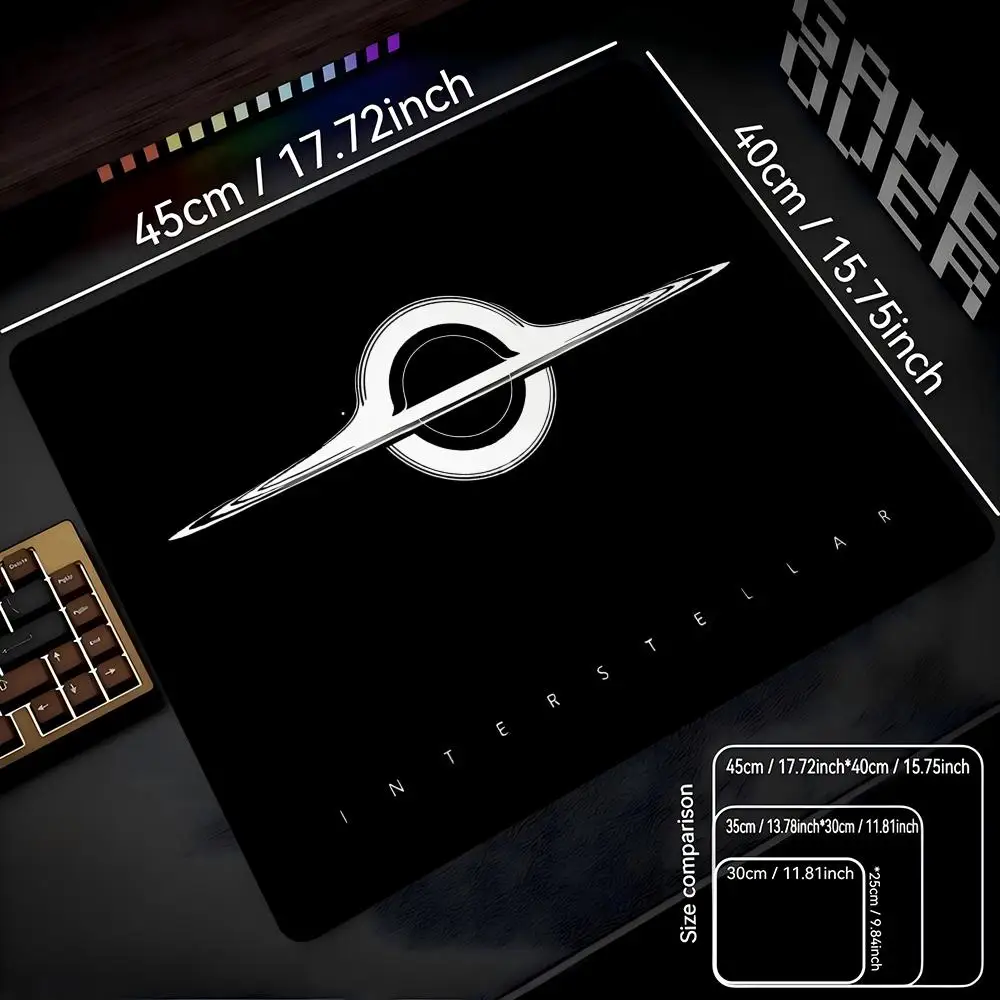 

Aerial black hole Mouse Pad Square Gaming Accessories Keyboard Pads Computer Office Game Mousepads Rubber Anti-slip HD Table Mat