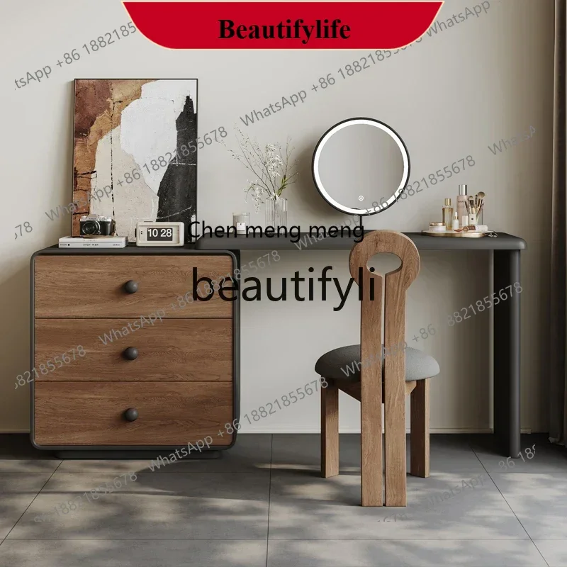 

D178 Solid wood dresser, small chest, integrated simple bedroom, antique storage cabinet at the end of the bed