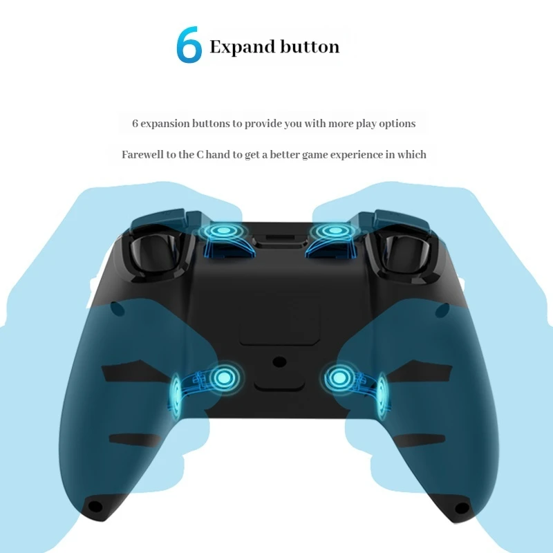 Zd O-Lite Game Controller Wireless Computer Vibration Hall Joystick Steam Apex Wake-Up Switch Motion Fpspc Apple Ios Bluetooth