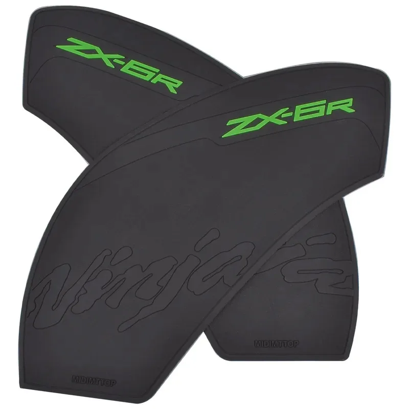 خزان وقود دراجة نارية المضادة للانزلاق وسادة واقية الجر ملصق قبضة الركبة الغاز لكاواساكي ZX-6R 2012-2025 ZX 6R ZX6R اكسسوارات #3