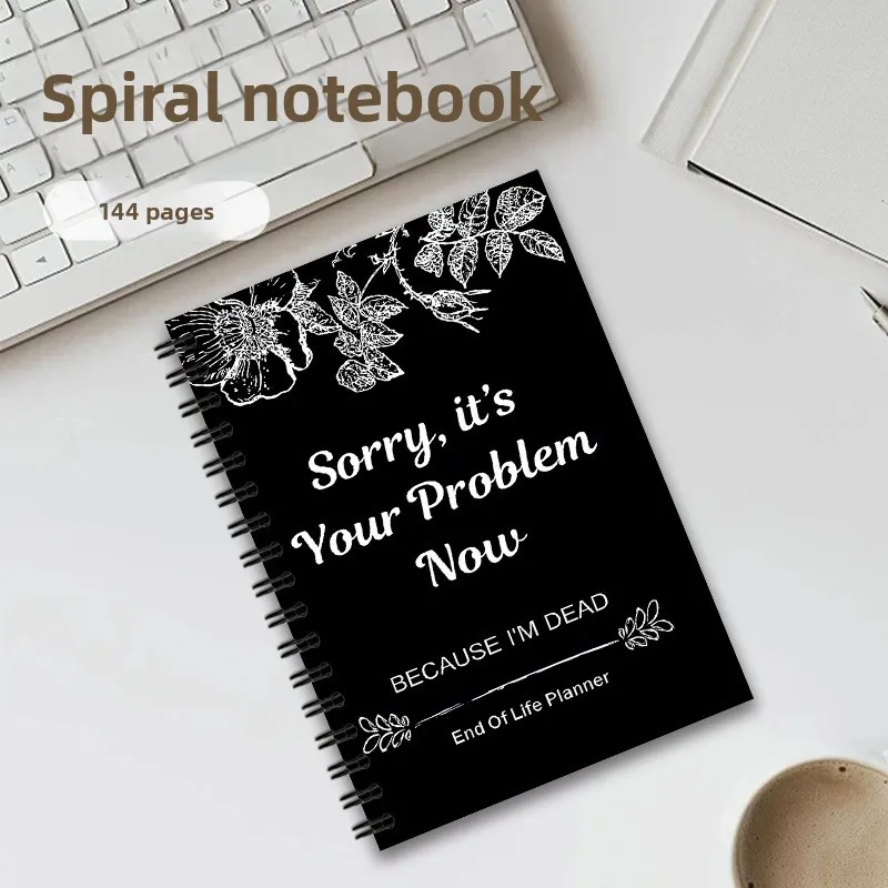 New Popular Cross-border Spiral Bound Bucket List Notebook & Coloring Book