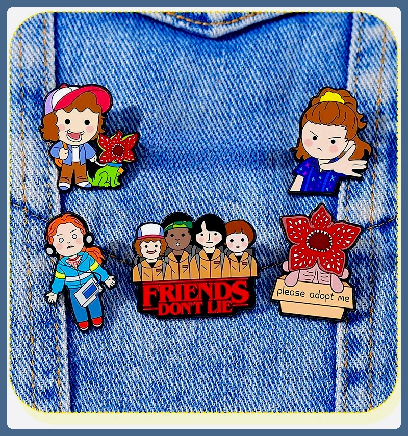 A 2026 NEW Cute King Cannibal Flower Enamel Pins Cartoon Brooches Lapel Pins Badge on Backpack Costume Accessories Jewelry Gifs